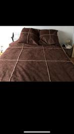Lifestyle Sprei + 2 Kussens Bruin, Ophalen of Verzenden, Zo goed als nieuw