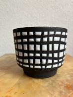 Retro bloempot Marei Keramik West-Germany 10x11 cm, Rond, Ophalen of Verzenden, Zo goed als nieuw, Aardewerk