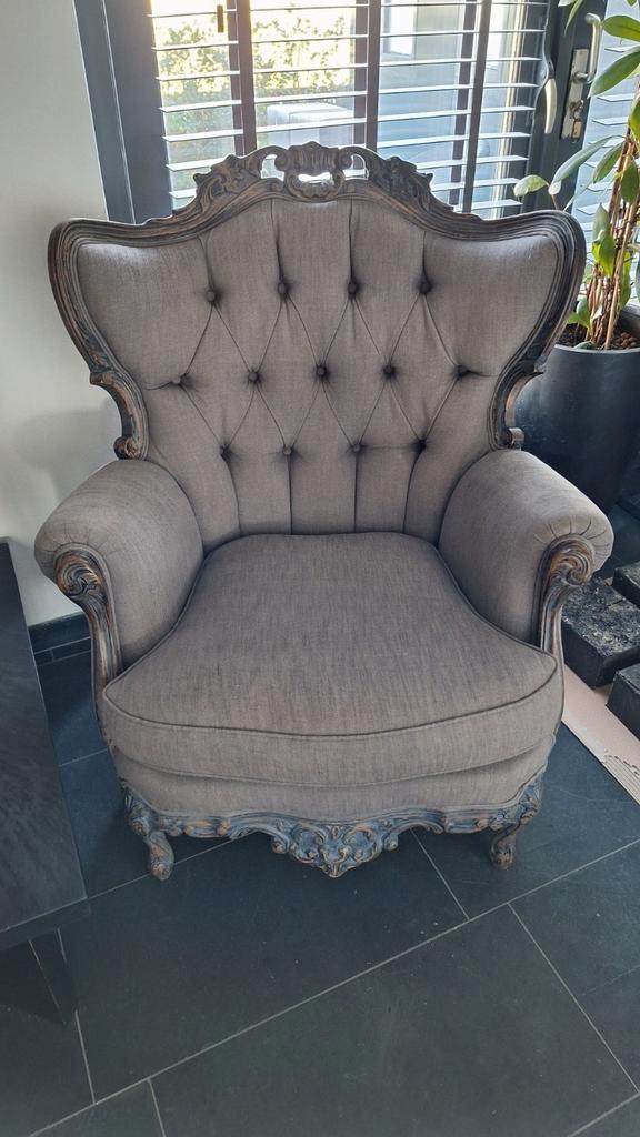 Antieke Fauteuil, Antiek en Kunst, Antiek | Meubels | Stoelen en Banken, Ophalen