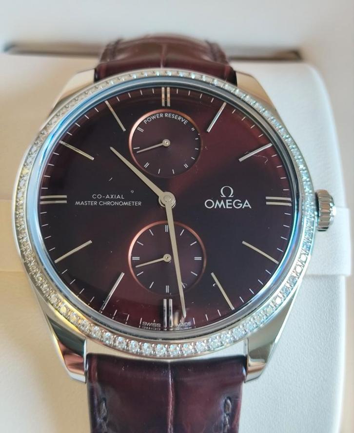 1 Omega De Ville Trésor Diamant, Co-Axial Master Chronometer, Sieraden, Tassen en Uiterlijk, Horloges | Dames, Zo goed als nieuw