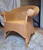 Vintage rotan stoel, Huis en Inrichting, Fauteuils, Ophalen, Gebruikt, Riet of Rotan