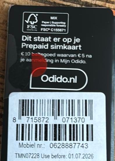 0628887743-PREMIUM PREPAID NUMMER, Telecommunicatie, Prepaidkaarten en Simkaarten, Nieuw, Overige providers, Ophalen of Verzenden