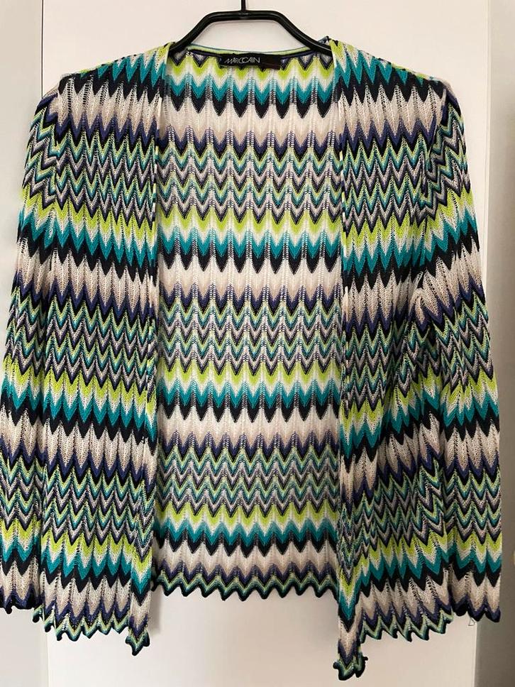 MARCCAIN , VESTJE, MULTICOLOR,, Kleding | Dames, Truien en Vesten, Zo goed als nieuw, Maat 38/40 (M), Overige kleuren, Ophalen of Verzenden