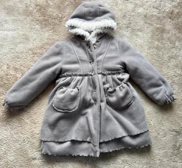 Warme elegante jas met capuchon maat 122 – grijs, meisje beschikbaar voor biedingen