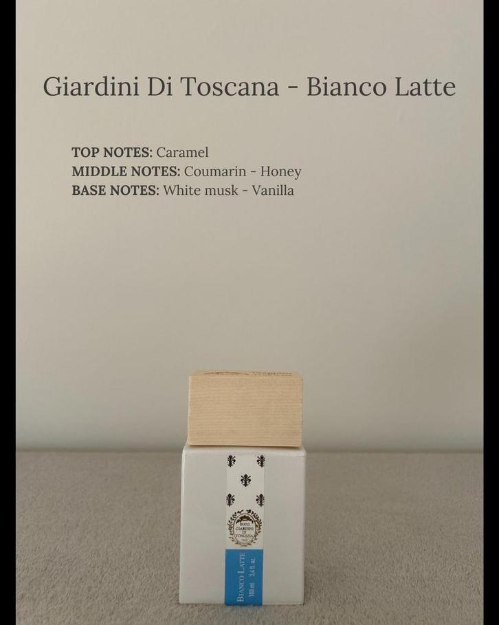 GIARDINI DI TOSCANA - BIANCO LATTE -> 2-5-10 ml, Sieraden, Tassen en Uiterlijk, Uiterlijk | Parfum, Nieuw, Verzenden