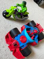 Hulk en Spiderman speelgoed, Ophalen of Verzenden, Gebruikt