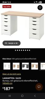 Ikea lagkapten alex bureau met ladeblokken, Ophalen