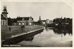 Lemmer, Binnehaven - boot volk - 1949 gelopen, Ophalen of Verzenden, 1940 tot 1960, Gelopen, Friesland