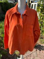 Stevige corduroy blouse oranjerood maat M H&M, Maat 38/40 (M), H&M, Ophalen of Verzenden, Gedragen
