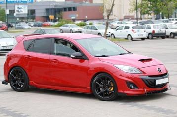 Voorlip splitter spoiler skirt achterlip - Mazda 3 MPS 09-13 beschikbaar voor biedingen