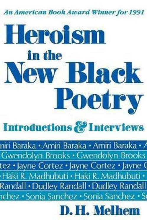 Heroism in the New Black Poetry Introductions and Interviews, Boeken, Literatuur, Gelezen, Amerika, Ophalen of Verzenden