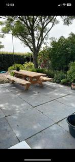 Natuursteen tegels 100 x 100 cm (nog 20/22 stuks!!), Tuin en Terras, Ophalen, Gebruikt, Natuursteen, Terrastegels