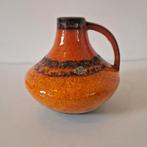 Karstens vintage oranje vaas lavavaas west germany, Ophalen of Verzenden