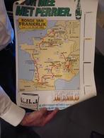 Plattegrond poster Tour de France 1983, Ophalen of Verzenden, Zo goed als nieuw