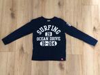 Als nieuw stoer Z8 longsleeve donkerblauw blauw 128 134, Kinderen en Baby's, Kinderkleding | Maat 128, Z8, Ophalen of Verzenden