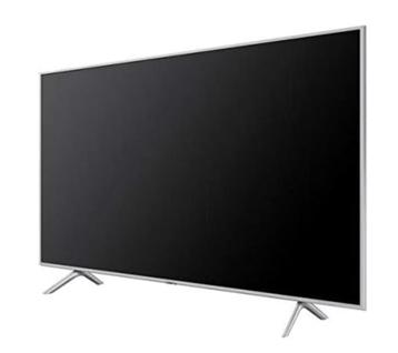Samsung 4k qled 55 inch zilver smart tv mooie televisie beschikbaar voor biedingen