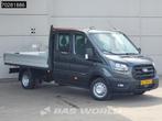 Ford Transit 170pk Automaat Dubbel Cabine 3500kg Trekhaak Op, Auto's, Bestelauto's, Automaat, Stof, 1995 cc, Euro 6