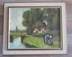 Mooi Hollands boerderijtje en boerinnetje., Ophalen of Verzenden