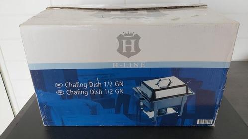Chafing Dish gn1/2 met 1 brandpothouder H-Line, Huis en Inrichting, Keuken | Keukenbenodigdheden, Zo goed als nieuw, Ophalen of Verzenden