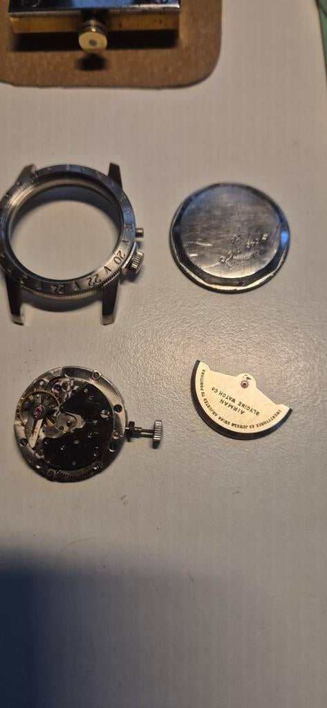 Glycine airman, Ophalen of Verzenden, Gebruikt, Staal, Overige merken