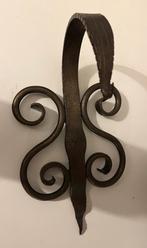 Smeedijzeren wandhanger, vintage, Ophalen of Verzenden