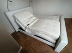 Luxe 2-persoons Bed met Elektrisch Verstelbaar Matras, Huis en Inrichting, 180 cm, Luxe, Ophalen of Verzenden, Wit