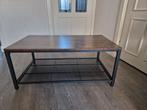 Industriële salontafel, Huis en Inrichting, Ophalen, 100 tot 150 cm, 50 tot 100 cm, Zo goed als nieuw