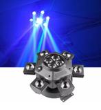 LED 10X10W 6-kops Moving Head zgan, Ophalen of Verzenden, Zo goed als nieuw, Licht, Kleur