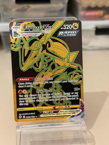 Rayquaza VMAX Black Gold Silver Tempest Trainer Gallery beschikbaar voor biedingen