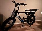 FATBIKE Knaap AMS, zwart, hoog zadel en ART2-slot, Fietsen en Brommers, Elektrische fietsen, Gebruikt, 50 km per accu of meer