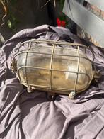 Vintage Scheepslamp met Beschermkooi, Ophalen of Verzenden