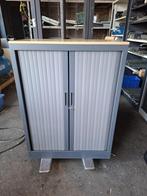 Metalen roldeurkast met 2 legborden, 80 breed, Ophalen, Gebruikt, 100 tot 150 cm, 50 tot 100 cm