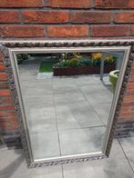 Grote zilveren brocante spiegel, Ophalen, Zo goed als nieuw, 75 tot 100 cm, Minder dan 100 cm
