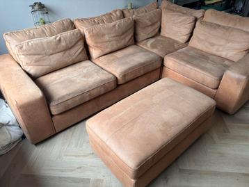 Henders en Hazel hoekbank incl. hocker