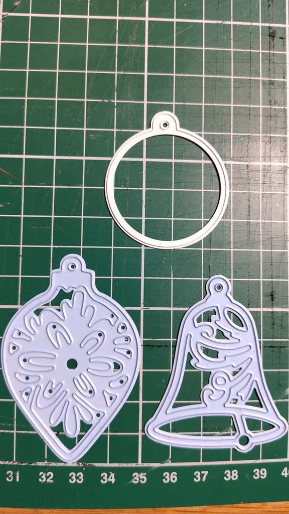 Stansjes Kerst - Set van 3, Hobby en Vrije tijd, Knutselen, Nieuw, Materiaal, Ophalen of Verzenden