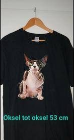 Sphynx, sphynx kat, sphynx shirt, t shirt sphynx, Ophalen of Verzenden, Zwart