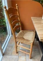 Spaanse stoelen (4 stuks), Huis en Inrichting, Stoelen, Gebruikt, Bruin, Ophalen of Verzenden, Vier