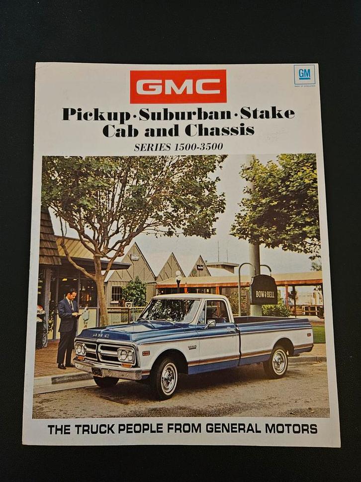 Brochure GMC Series 1500 - 3500 1971 USA, Boeken, Auto's | Folders en Tijdschriften, Zo goed als nieuw, Overige merken, Ophalen of Verzenden