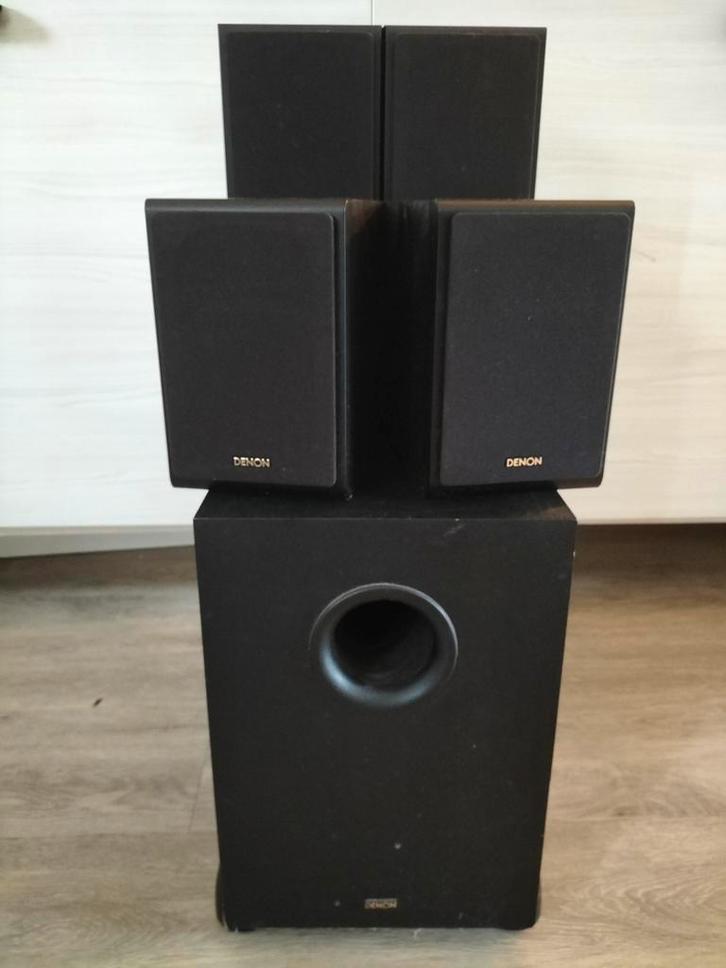 Mooie Denon Home Cinema set 5.1, Audio, Tv en Foto, Home Cinema-sets, Gebruikt, Overige spelers, 70 watt of meer, Overige merken