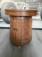 Vintage Eiken Drankkastje / Barrel Bar, Ophalen of Verzenden