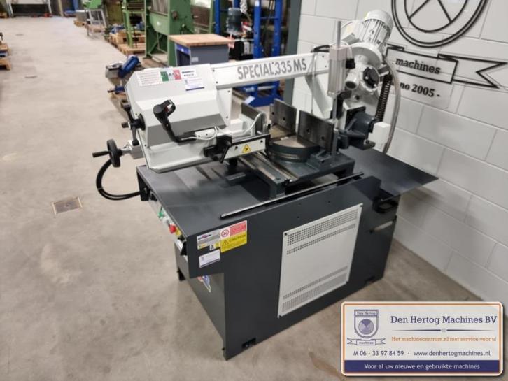 Macc bandzaagmachine special 335MS halfautomaat rond 250mm, Doe-het-zelf en Verbouw, Gereedschap | Zaagmachines, Nieuw, Lintzaag