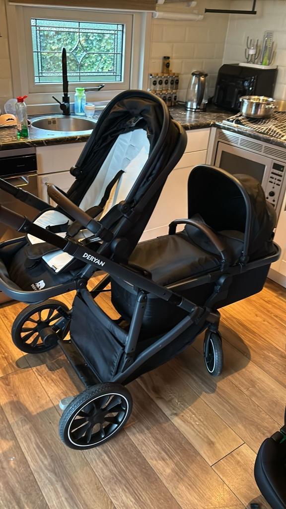 Kinderwagen deryan duo, Kinderen en Baby's, Kinderwagens en Combinaties, Zo goed als nieuw, Kinderwagen, Overige merken, Duowagen