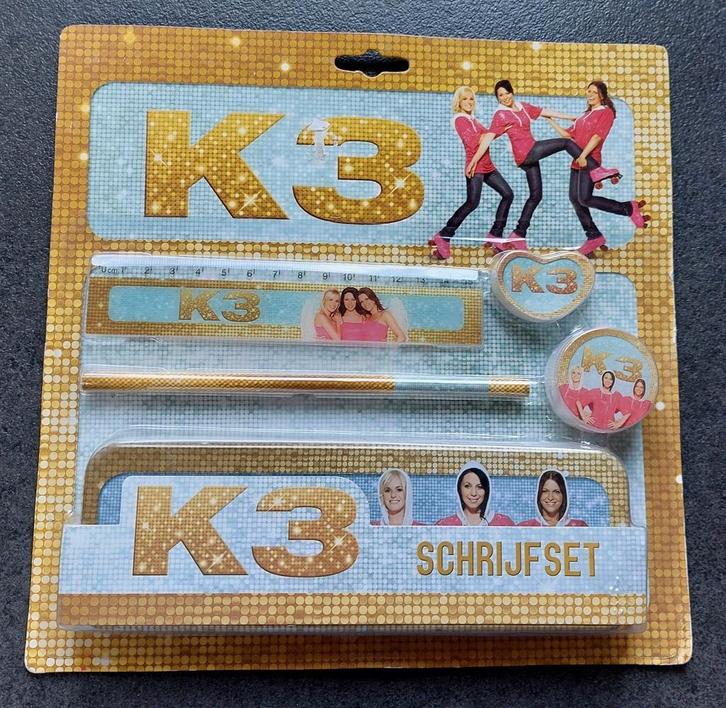 K3 ( Kristel/ Karen/ Josje) Puzzel en schrijf set, Verzamelen, Muziek, Artiesten en Beroemdheden, Zo goed als nieuw, Ophalen of Verzenden