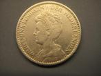 munt   heel mooie       gulden 1915     WILHELMINA, Postzegels en Munten, Munten | Nederland, 1 gulden, Zilver, Ophalen of Verzenden