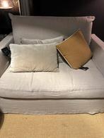Haomy love-seat, afneembaar linnen hoes, Huis en Inrichting, Fauteuils, Nieuw, Natuurlijk wonen, 100 tot 125 cm, Stof