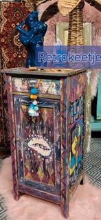 Boho/Hippie/Eclectisch/Kastje/Kast, Antiek en Kunst, Curiosa en Brocante, Ophalen of Verzenden