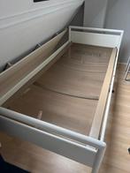 Auping Spiraal Bed - Verstelbaar - Hoge Instap, 90 cm, Eenpersoons, Wit, Ophalen of Verzenden