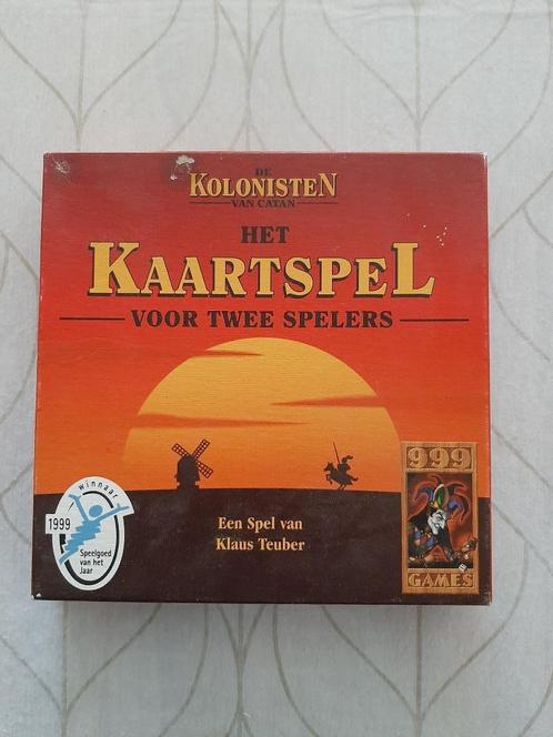 Kolonisten van Catan Kaartspel -2 spelers -1996 -NL., Hobby en Vrije tijd, Gezelschapsspellen | Kaartspellen, Gebruikt, Een of twee spelers