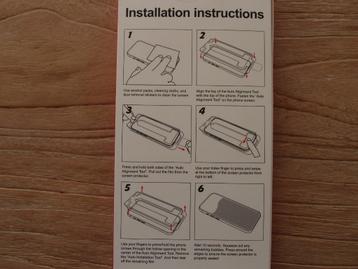 Glas screen protector iPhone 15 met alignment tool beschikbaar voor biedingen