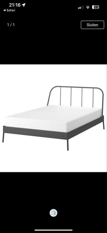 Ikea Korpodal Tweepersoonsbed + matrassen beschikbaar voor biedingen